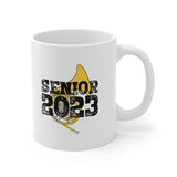Senior 2023 - Black Lettering - French Horn - 11oz White Mug
