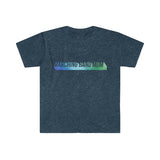 Marching Band Mom - Blue/Green - Unisex Softstyle T-Shirt