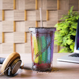 Vintage Rainbow Paint - Bassoon - Suave Acrylic Cup