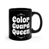 Color Guard Queen 5 - 11oz Black Mug