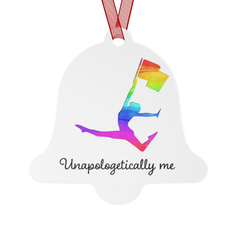 Unapologetically Me - Rainbow - Color Guard 5 - Metal Ornament