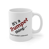 Trumpet Thing 2 - 11oz White Mug