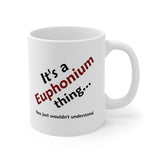 Euphonium Thing 2 - 11oz White Mug