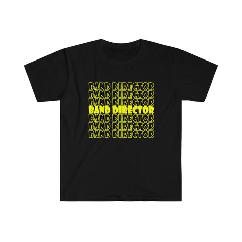 Band Director - Yellow - Unisex Softstyle T-Shirt