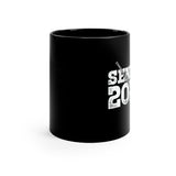 Senior 2023 - White Lettering - Bassoon - 11oz Black Mug