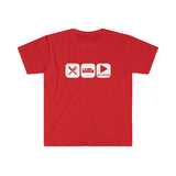 Eat, Sleep, Play - Mellophone - Unisex Softstyle T-Shirt