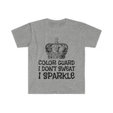 Color Guard - I Don't Sweat, I Sparkle 2 - Unisex Softstyle T-Shirt