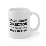 Color Guard Director - Life - 11oz White Mug