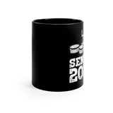 Senior 2023 - White Lettering - Quads/Tenors - 11oz Black Mug