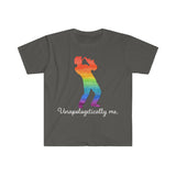 Unapologetically Me - Rainbow - Sax Player - Unisex Softstyle T-Shirt