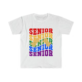 Senior Rainbow - Guard Flags - Unisex Softstyle T-Shirt