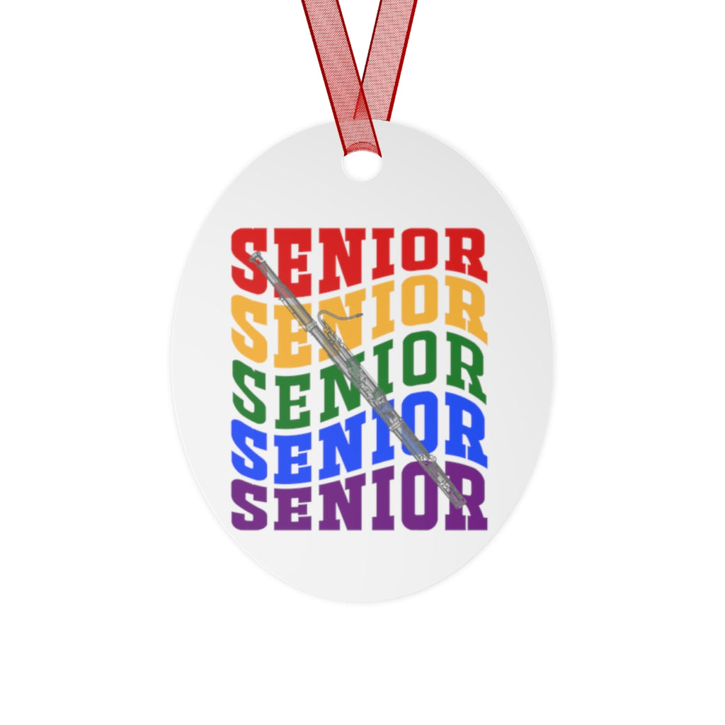 Senior Rainbow - Bassoon - Metal Ornament