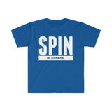 SPIN. Eat. Sleep. Repeat 4 - Color Guard - Unisex Softstyle T-Shirt