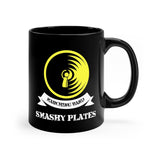 Smashy Plates - Marching Band - 11oz Black Mug