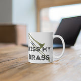 Kiss My Brass - Trombone - 11oz White Mug