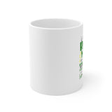 Band Mom - Fancy - Green - 11oz White Mug