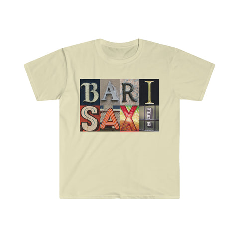 Bari Sax - Artsy Alphabet - Unisex Softstyle T-Shirt