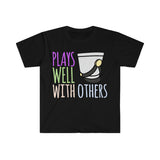 Plays Well With Others - Shako - Unisex Softstyle T-Shirt