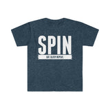 SPIN. Eat. Sleep. Repeat 4 - Color Guard - Unisex Softstyle T-Shirt