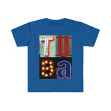 Tuba - Artsy Alphabet - Unisex Softstyle T-Shirt