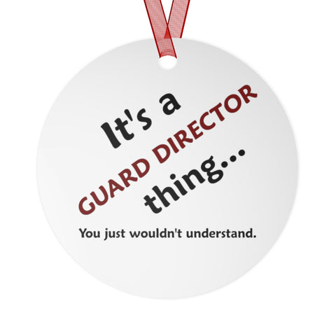 Guard Director Thing 2 - Metal Ornament