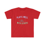 Plays Well With Others - Mellophone - Unisex Softstyle T-Shirt