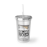 Senior 2023 - Black Lettering - Marimba - Suave Acrylic Cup