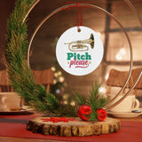 Pitch Please - Mellophone - Metal Ornament