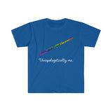 Unapologetically Me - Rainbow - Flute - Unisex Softstyle T-Shirt