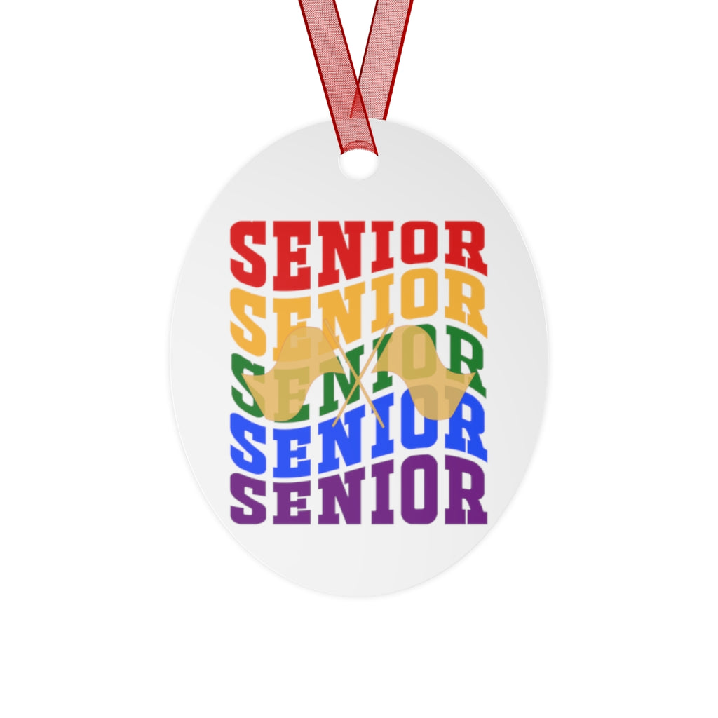 Senior Rainbow - Guard Flags - Metal Ornament