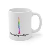 Unapologetically Me - Rainbow - Clarinet - 11oz White Mug