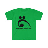 Bass Clef Is Feeling Low - Unisex Softstyle T-Shirt