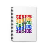 Senior Rainbow - Trumpet - Spiral Notebook - Ruled Line