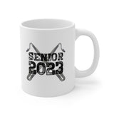 Senior 2023 - Black Lettering - Bass Clarinet - 11oz White Mug