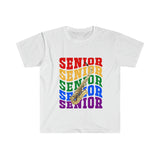 Senior Rainbow - Alto Sax - Unisex Softstyle T-Shirt