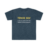 Tenor Sax - Tears - Unisex Softstyle T-Shirt