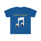 Screams In Musician - Unisex Softstyle T-Shirt