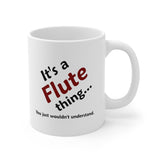 Flute Thing 2 - 11oz White Mug