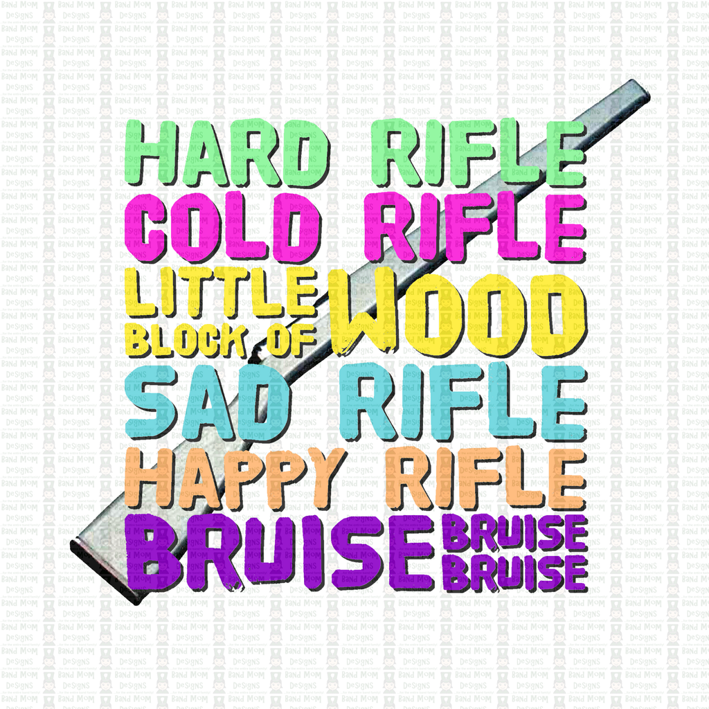 Hard Rifle, Cold Rifle - Color Guard - Digital Download