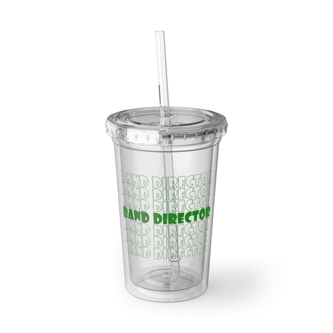 Band Director - Retro - Green - Suave Acrylic Cup