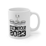 Senior 2023 - Black Lettering - Tenors/Quads - 11oz White Mug