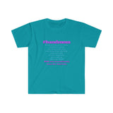 Band Mom - Hashtag - Teal, Magenta - Unisex Softstyle T-Shirt