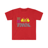 Just Keep Spinning - Color Guard - Unisex Softstyle T-Shirt