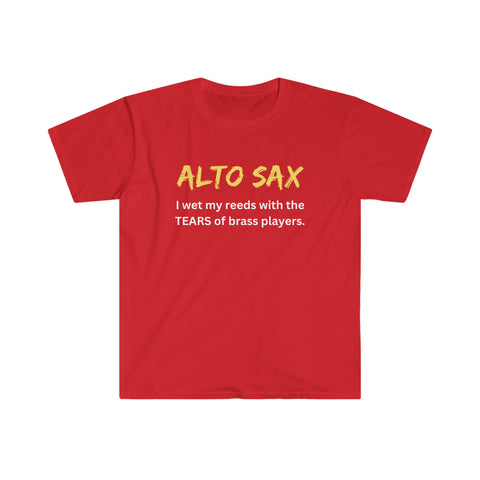 Alto Sax - Tears - Unisex Softstyle T-Shirt