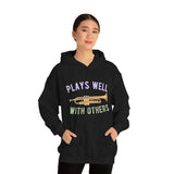 Plays Well With Others - Trumpet - Hoodie