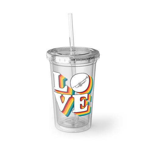 LOVE - Trumpet - Suave Acrylic Cup
