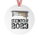 Senior 2023 - Black Lettering - Marimba - Metal Ornament