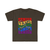 Senior Rainbow - Bass Clarinet - Unisex Softstyle T-Shirt