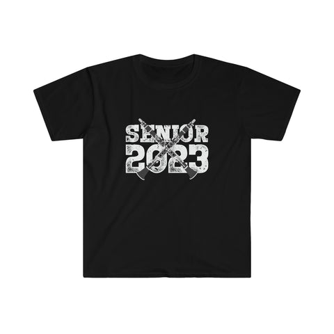Senior 2023 - White Lettering - Clarinet - Unisex Softstyle T-Shirt