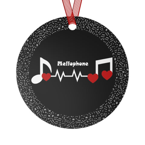 Mellophone - Heartbeat - Metal Ornament